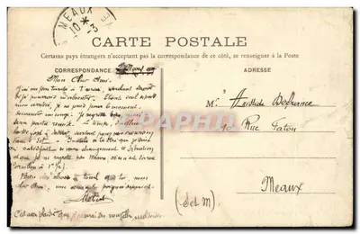 Le Perreux - La Mairie - L'Église et la Passerelle — E. Paciolle, foto.-édit., Le Perreux — Verso
