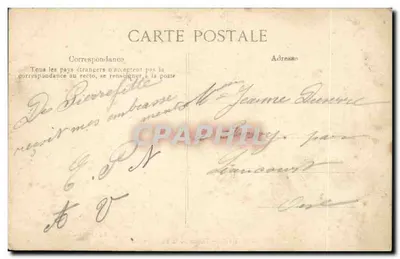 Pierrefitte — Entrée de la butte Pinson — Edit. Chardin — Verso