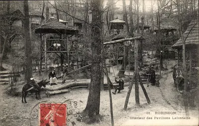 Interior dos Pavillons Lafontaine — Robinson — P. Javelle, Fot. Rob.