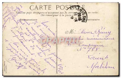 Boulevard de Château-aun — vista con chiesa e negozi — editore J. D'ETTIS — Verso