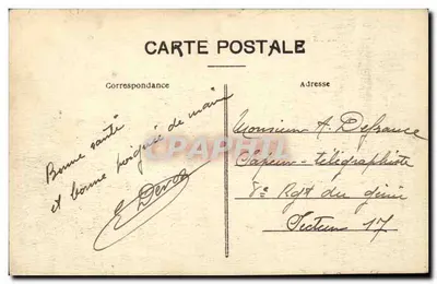 Saint-Denis — La Gare — J.-F. — n° 102 — Verso