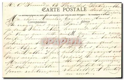 Clichy-sous-Bois — A Capela de N.-D. dos Anjos — Fotografia-Fototipia P. Raineau — Verso