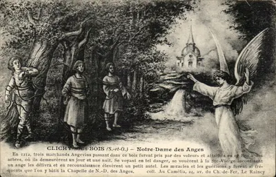 Clichy-sous-Bois (S.-et-O.) — Notre-Dame des Anges — coleção Au Camélia, 24, av. du Ch.-de-Fer, Le Raincy