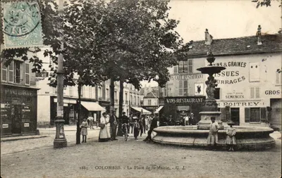 Colombes - A Praça da Muirie - G. L.