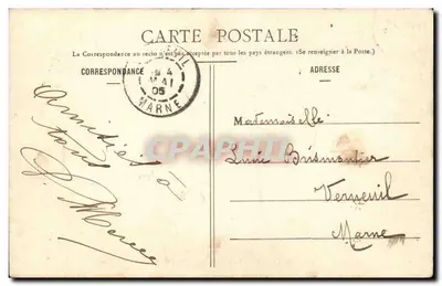Colombes - A Praça da Muirie - G. L. — Verso