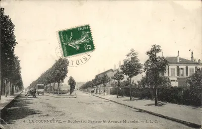 La Courneuve — Boulevard Pasteur e Avenue Michelet — J. L. C.