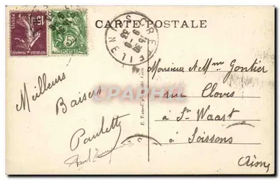 Créteil — Grande Rue — Editor não identificado, n° de série 7347 — Verso
