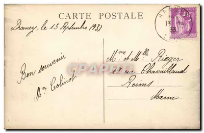 Drancy (Seine) — Cité Jardin — L.P.G. — Verso