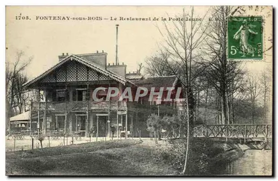 Fontenay-sous-Bois — Le Restaurant de la Porle Jaune — E. Malcuit, phot-édit. Paris