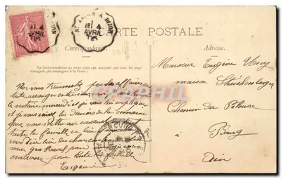 Gentilly (Seine) — Rue de la Mairie — Gautrot, editor, Ivry. — Verso