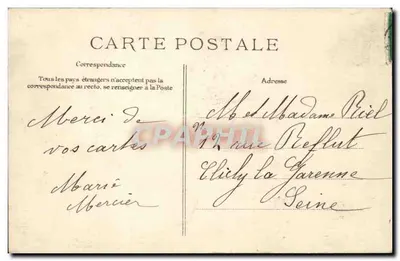 Cheia do rio Sena - 30 de Janeiro de 1910 — Issy-les-Moulineaux — Verso