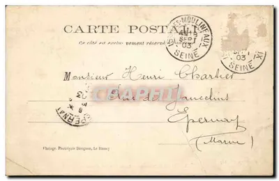 Issy-les-Moulineaux — O Boulevard Voltaire — A. Dolahaye, editor. Issy — Verso