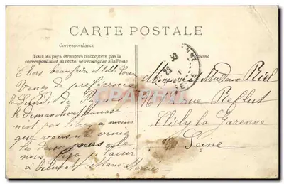 Cheia do rio Sena - 30 de Janeiro de 1910 — Issy-les-Moulineaux — Verso