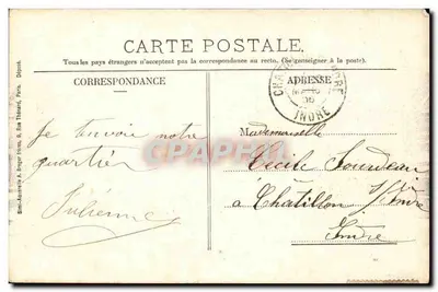 Joinville le Pont - Rotunda de Polangis — editor Simi-Aquarelle, Paris — Verso