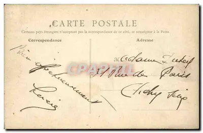 La Marne Pittoresque — Joinville-le-Pont, Rio de Polangis — B. F., Paris, n°36 — Verso