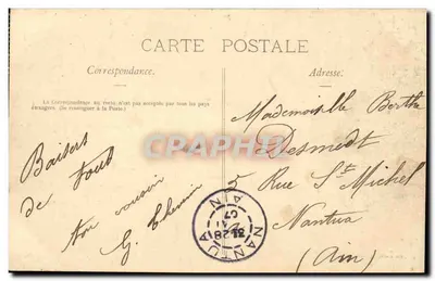 Kremlin-Bicêtre (Seine) — Rue du Kremlin — editor Gautier, n°13 — Verso