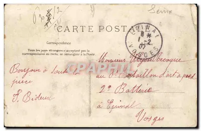 MAISONS-ALFORT — Rue Pasteur — E. L. D. — Verso