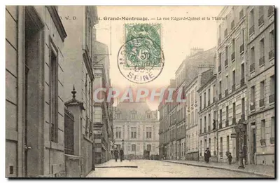 Grand-Montrouge — A rua Edgard-Quinet e a Prefeitura — D.W.D. n°14