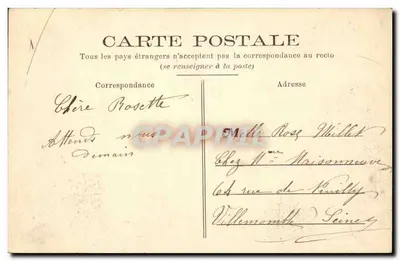 Grand-Montrouge — A rua Edgard-Quinet e a Prefeitura — D.W.D. n°14 — Verso