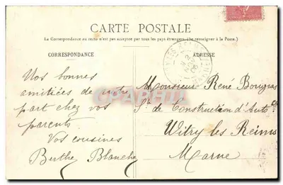 PANTIN-AUBERVILLIERS — La Route de Flandre — éditeur anonyme, n° 2067 — Verso