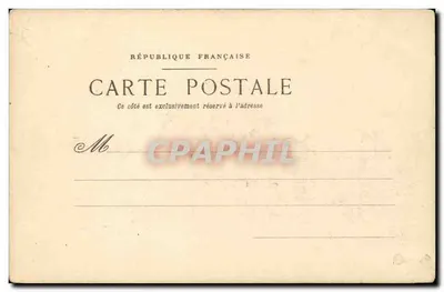 Neuilly-sur-Seine — Estátua de J.P. Perrennet — Editor E. Ducuet, n° 100 — Verso