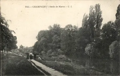 Champigny — Margens da Marne — G.I. — n° 2042