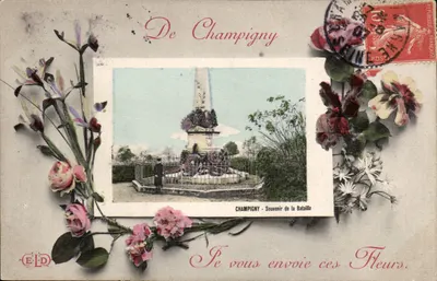 Champigny - Lembrança da Batalha — Editora ELD, número de série não visível