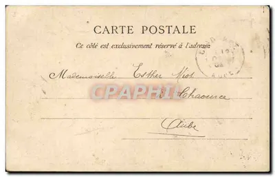 Charenton-le-Pont — Templo Protestante — Edição L. Giraud, Avenida da República — Verso