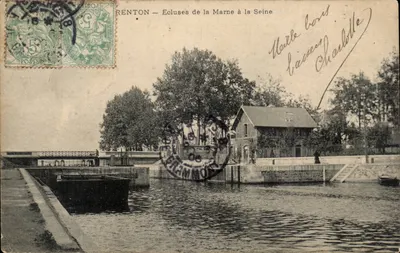 Renton — Cais da Marne para a Seine — Editor não identificado, número de série não visível