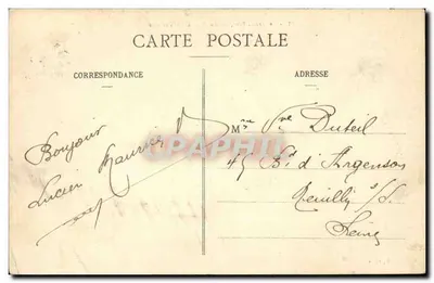 Le Grand Bras widziany z mostu w La Varenne — Lambert, wyd., Paryż — nr 41 — Rewers