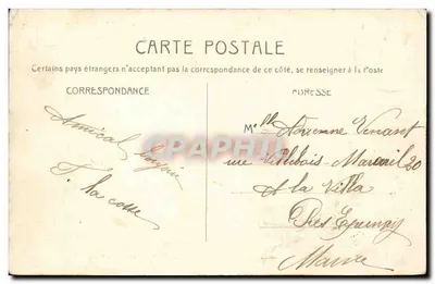 Cuichy - O Boulevard Nacional, perto da Rue des Chasses — Hotel — editor Cuichy, n°59 — Verso