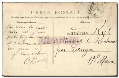 Clichy — Um canto da Place des Fêtes — B. F., Paris, n°15 — Verso