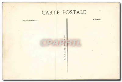 Costa d'Emeraude — Vista Generale dei Rocci scolpiti — ROTHENEUF 28 — Verso