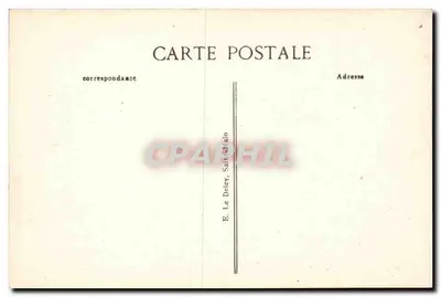 Côte d'Emeraude — Rochas esculturais — O Túmulo de São Budoc — 78. ROTHENEUF — Verso