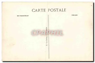 Rotheneuf Cartolina d'epoca Rochers sculptés La famille des Rotheneuf — Verso