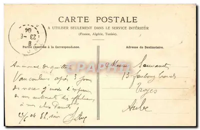 Vaucouleurs — Porta da França — Editor Brion n° 28024 — Verso