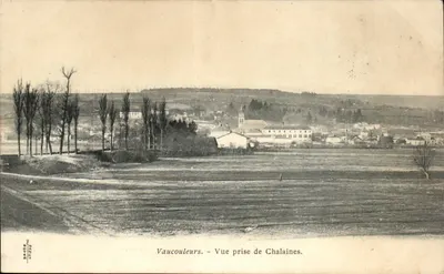 Vaucouleurs — Vista tirada de Chalaines — editor BACON n° 1022
