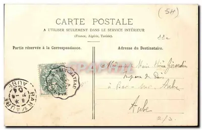 Vaucouleurs - Ponte da Meuse — editor não visível, número de série ilegível — Verso