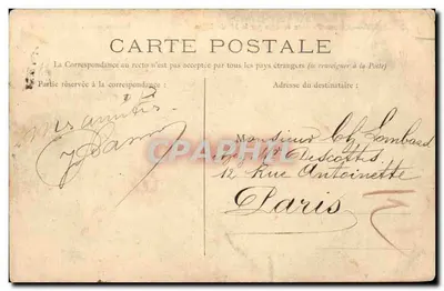 Belfort — Caserma Frédéric occupata dal 35° di Linea — editore Félicien Baillot — Verso