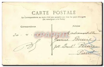 Belfort — Il Castello e la Piazza d'Armi — Editore non visibile — Verso