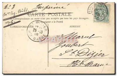 Belfort - La Porte de Brisach — editore non identificato, n° di serie 6 — Verso