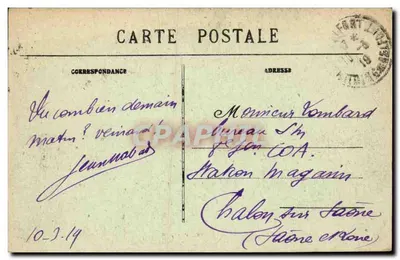 Belfort — Plaza de Armas, Iglesia de San Cristóbal, El Castillo — Reverso