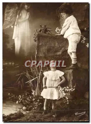 Crianças diante de um anjo — studio Eosecg — n°717