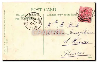 Pilmerston Road, Southampton — widok ulicy handlowej — wydawca 'Gordon Series' Timothy Post Cards Ltd. — Rewers