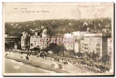 Nice - A Praia e os Hotéis
