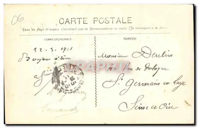Menton — Promenade du Midi — wydawca Marseillaise, n° 1655 — Rewers