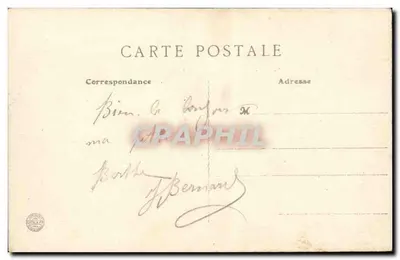Belley (Ain) — Starszy Biskupi Dom, obecnie Kaszarnia — Lib. Montbarbon, Belley — Rewers