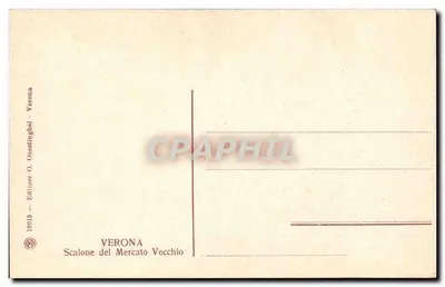Skalona del Mercato Vecchio — Weronia — Wydawca O. Onestinghel — Rewers