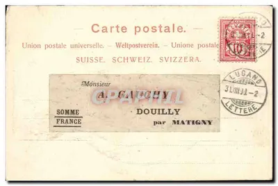 Lugano — As Lavadeiras — Dr. Trenkler Co., Leipzig 6209 — Verso