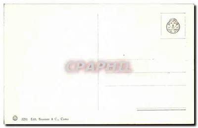 Milano — Szczegółowy widok katedry — wydawca Brunner & C., Como, nr 3281 — Rewers